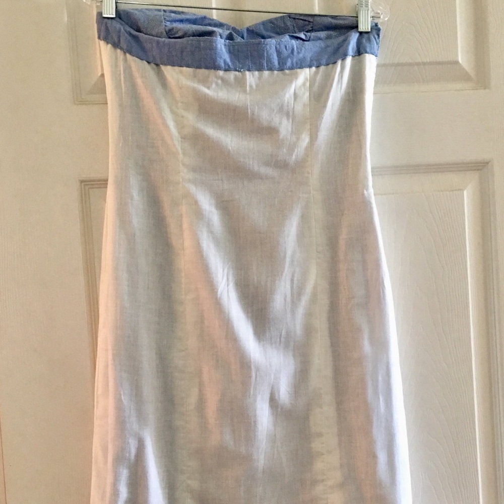 Strapless Ruched Sparkle Mini-Dress! - Picture 5 of 6